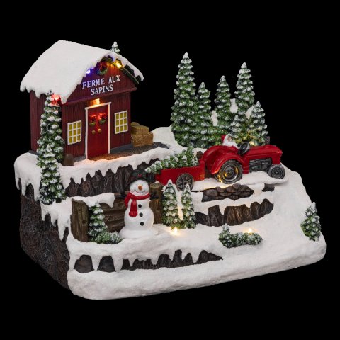 VILLAGE DE NOEL BN+TRACTEUR MV/MS 10L T