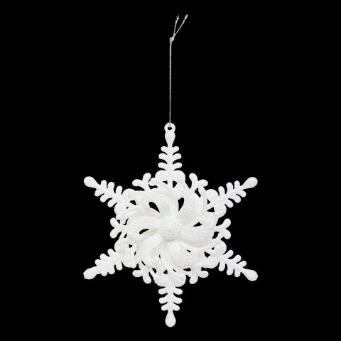 SUJET DE NOEL PLAST ETOILE DECO BL 14CM