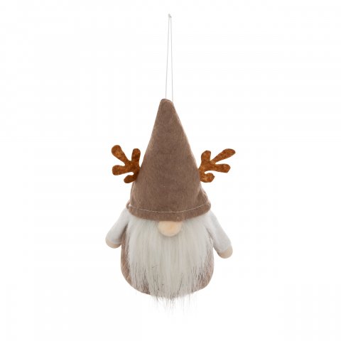 SUJET DE NOEL TEXT GNOME RENNE MARR 16CM