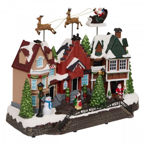 VILLAGE DE NOEL ARBRES & RENNE MV/MS 24L P