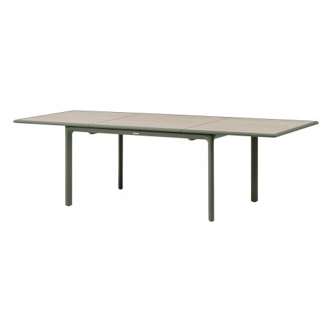 TABLE DILORS ALU IM 10P LIN/LA