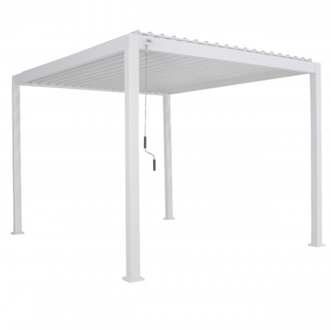 PERGOLA EVORA PM 3,6X3,6M BLAN
